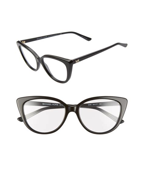 michael kors black cat eye glasses|mk glasses frames.